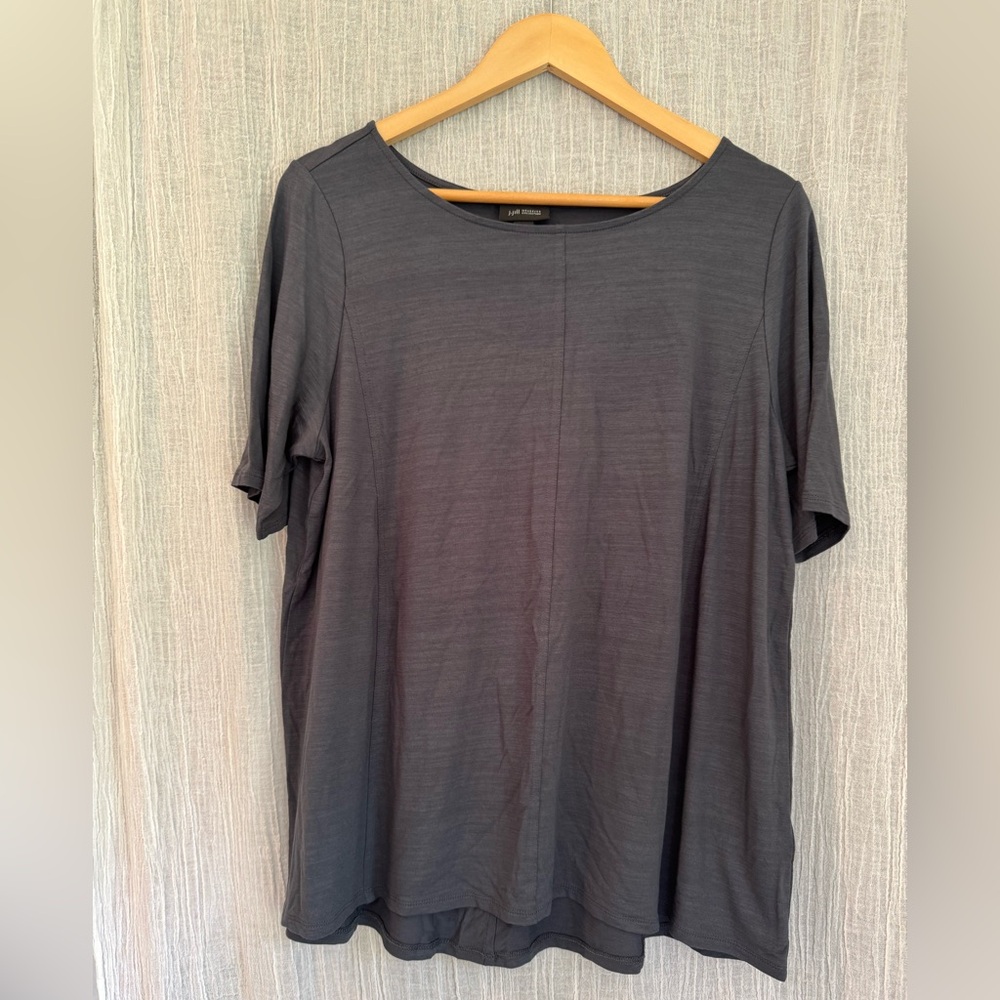 J Jill NWOT Grey Top Size M